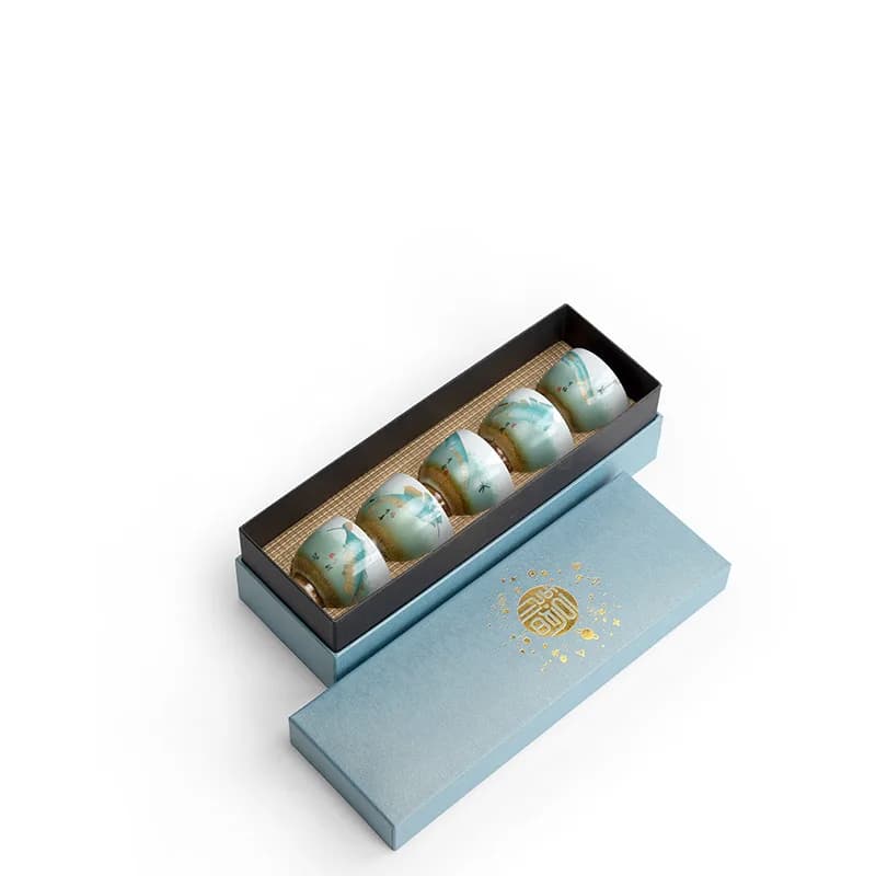 Glazurowana ceramiczna miseczka Kungfu dla Pu'er 75ml 🍵