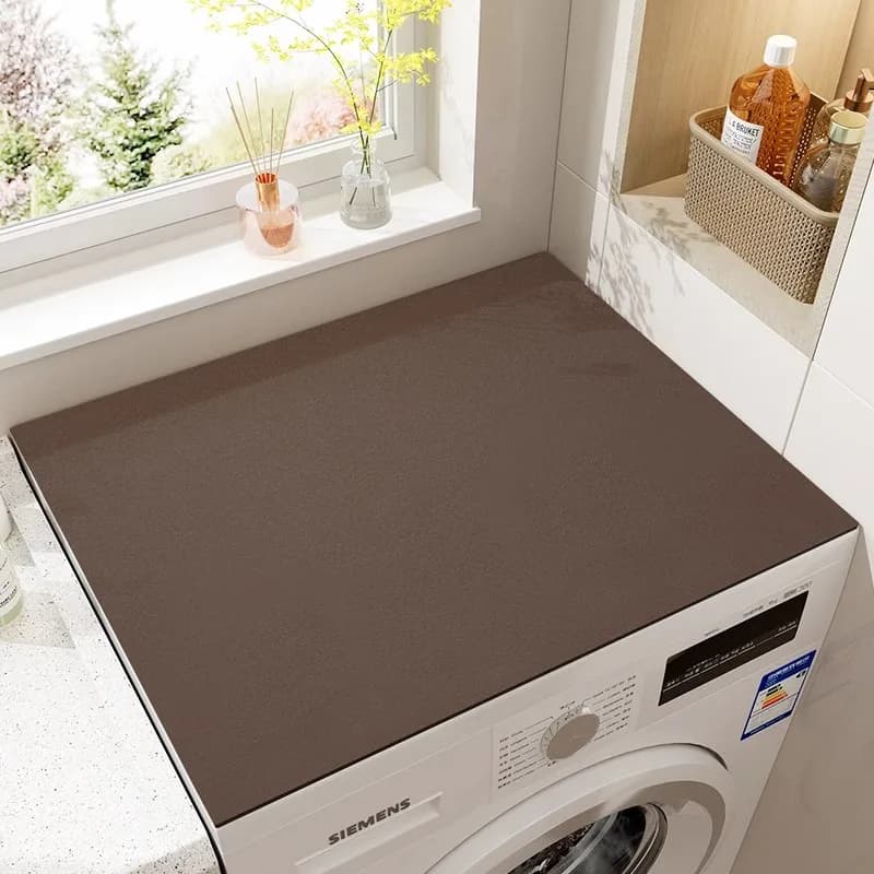 Drum type washing machine mat, water absorbing and sunscreen soft diatomaceous earth mat, bedside cover cloth, refrigerator mat