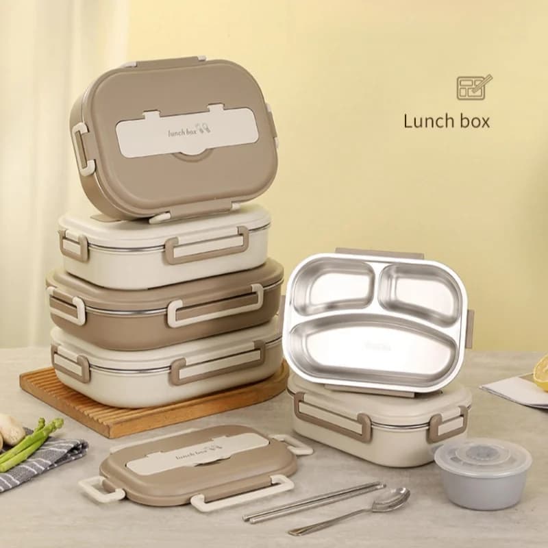 Szczelne przenośne pudełko 304 Bento z torbą 🍱