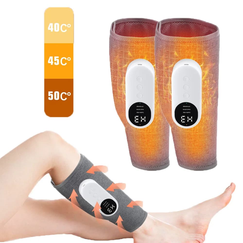 360° Presoterapia 3-trybowy Masażer łydek i stóp 🦵